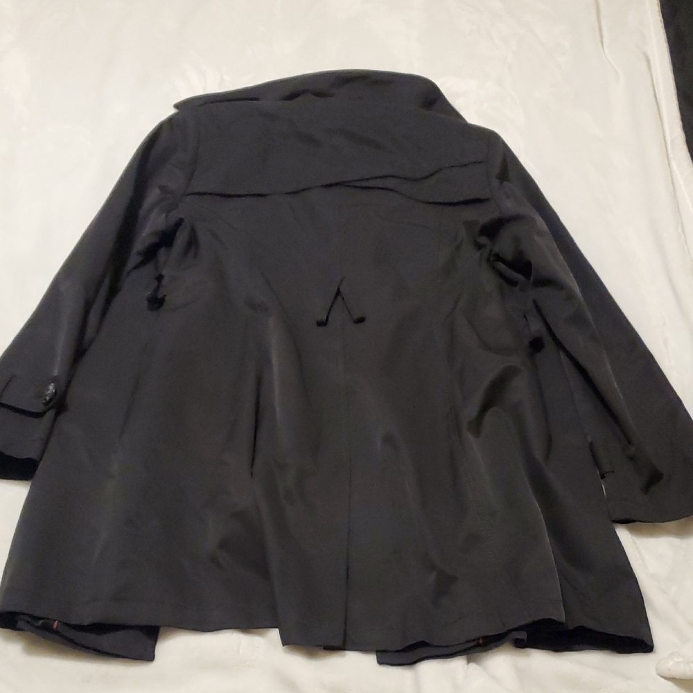 DKNY Charcoal Trench Coat - Picture 8 of 8